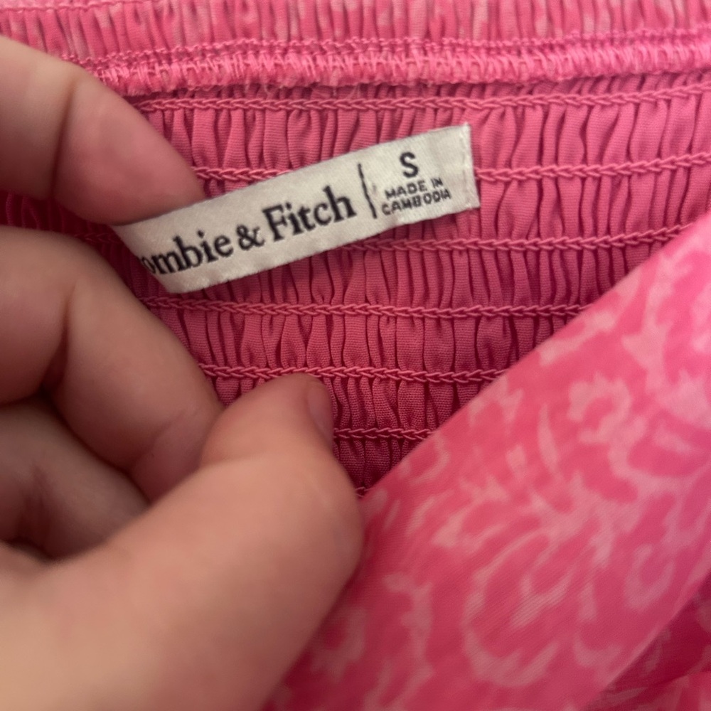 Abercrombie & Fitch Pink Mini Dress - Picture 2 of 2